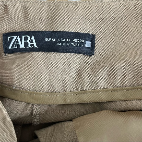 Zara Tapered Pleated Trouser Pants - Picture 14 of 14